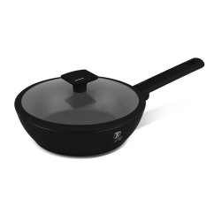 Pánev hluboká s titanovým povrchem a poklicí 24 cm Matte Black Collection Pánev hluboká s titanovým povrchem a poklicí 24 cm Matte Black Collection