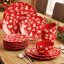 Set farfurii de masă Crăciun 18 buc RED Crăciun