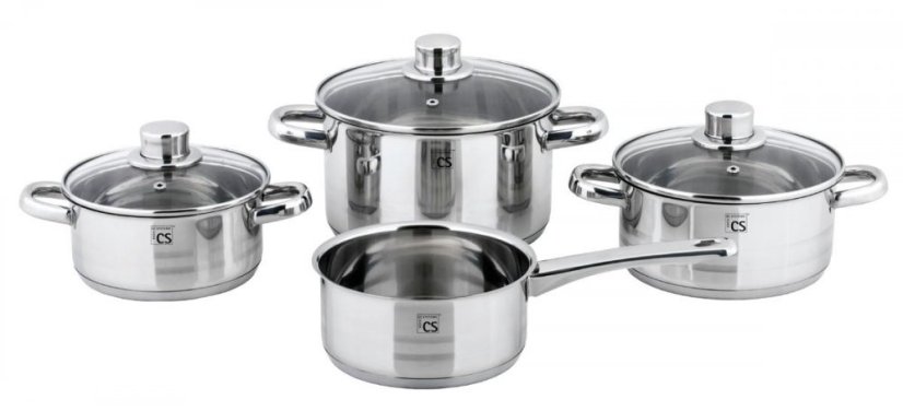 Set ustensile de gătit din oțel inoxidabil Belm 7 buc