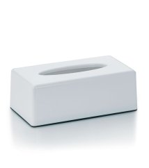 Kozmetický box na vreckovky PANNO plast, biely