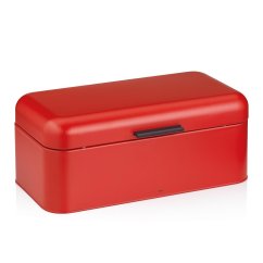 Coș de pâine Frisca metal, roșu 42,5x22,5x17,5 cm