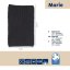 Koupelnová předložka MARIE 70% recyklovaný PES/30% bavlna černá 120x70x2 cm