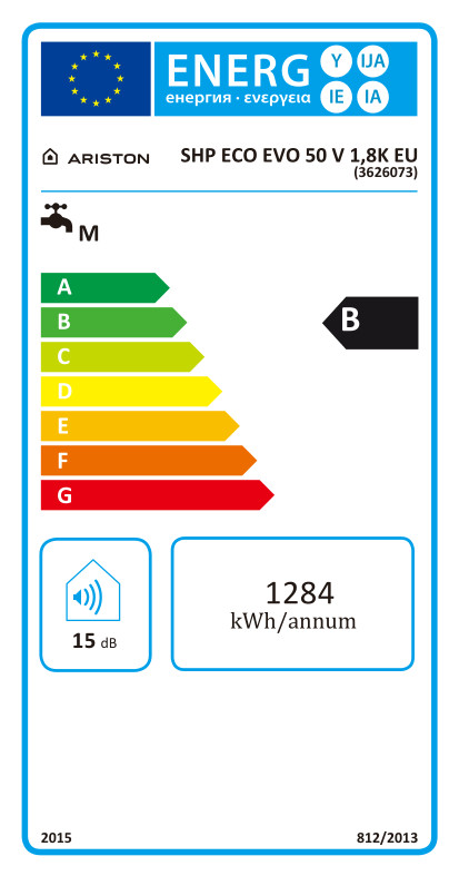 Boiler electric mediu 50 l vertical SHAPE ECO EVO 50 V 1.8K
