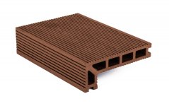 Terasové prkno G21 zakončovací, 2,5 x 14 x 400 cm, třešeň, WPC Terasové prkno G21 zakončovací, 2,5 x 14 x 400 cm, třešeň, WPC