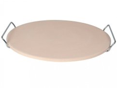 Pizza kámen do trouby nebo na gril s rukojeťmi 33 cm