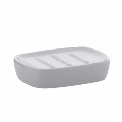 Miska na mýdlo LANDORA keramika šedá