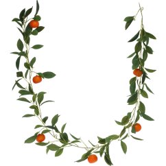 Dekoratívna oranžová girlanda