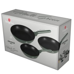 Sada pánví s titanovým povrchem Matte Green Collection