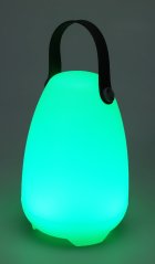 Nabíjecí lampa kempingová venkovní s ovladačem RGB 21 cm