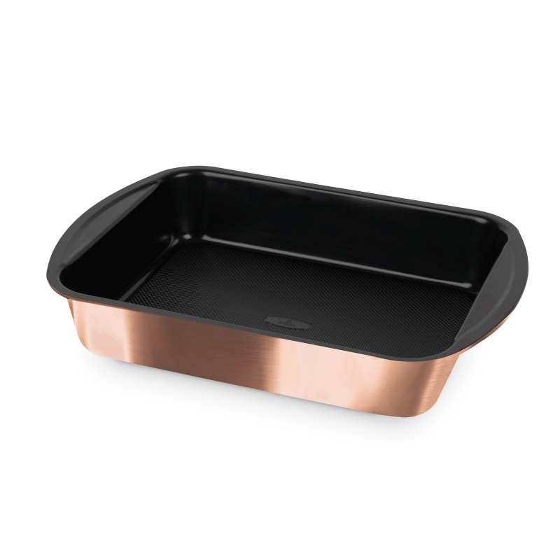 Bandeja de horno con superficie de titanio 40x28,5 cm Rose Gold Line