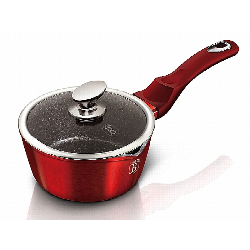 Rendlík s poklicí s mramorovým povrchem 16 cm Burgundy Metallic Line