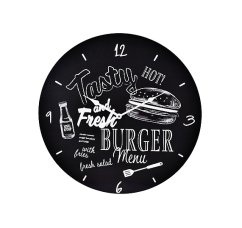 Hodiny nástenné dekoratívne 50 cm BURGER