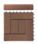Bandă de tranziție G21 Cherry pentru plăci WPC, 30 x 7,5 cm drepte Bandă de tranziție G21 Cherry pentru plăci WPC, 30 x 7,5 cm drepte