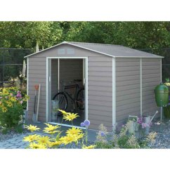 Casuta de gradina G21 GAH 706 - 277 x 255 cm, gri