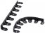 Bordur ascuns Prosperplast 4,5 cm x 4,8 m negru