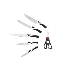 Set cutite cu foarfece 6 buc KYOTO Set cutite cu foarfece 6 buc KYOTO
