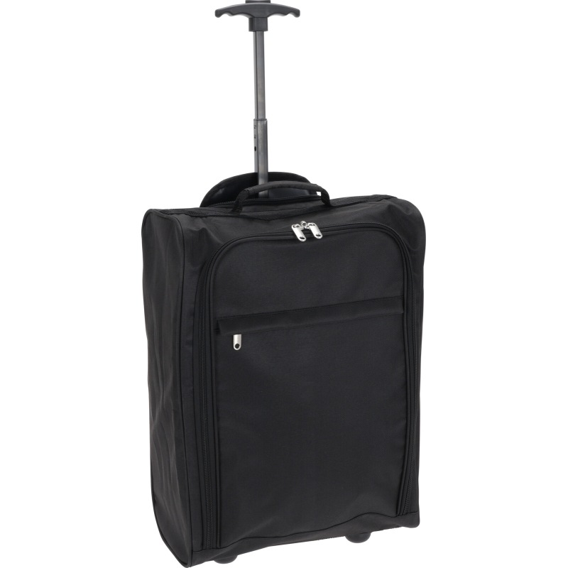 Bagaj de mână pe roți pentru avioane 30 l negru