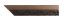 Bandă de tranziție G21 Cherry pentru plăci WPC, colț 38,5 x 7,5 cm (stânga)