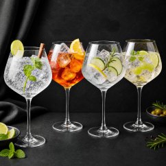 Sklenice na koktejly 730 ml sada 4 ks