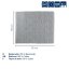 Alfombra de baño Leana 65x55 cm algodón granito gris