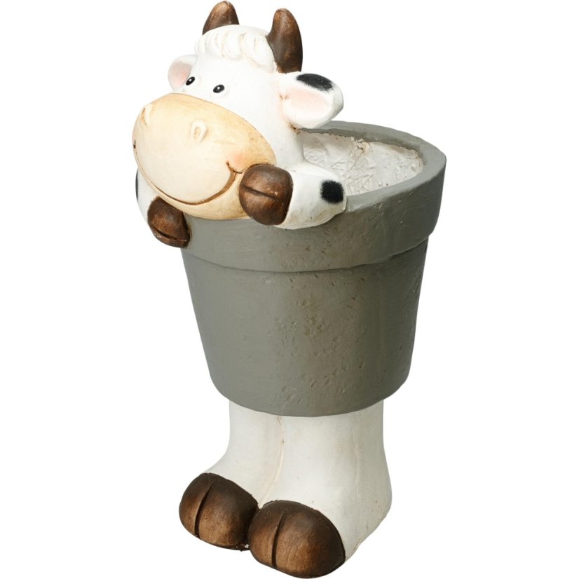 Ghiveci de flori decorativ pentru vaci 25 x 21 x 42 cm
