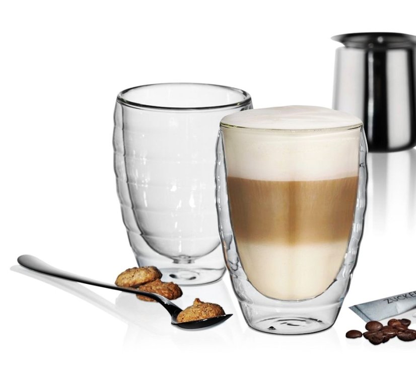 Sklenice na latte-macchiato CESENA sada 2 ks, 300 ml