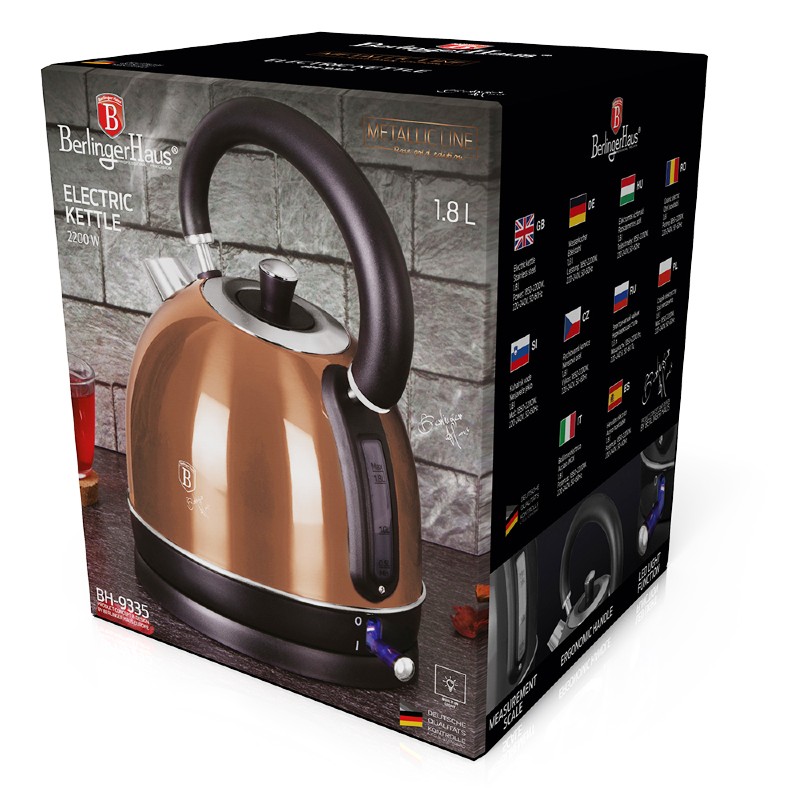 Rychlovarná konvice 1,8 l Metallic Line Rose Gold Edition