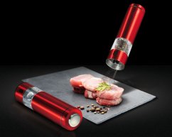 Mlynček na korenie a soľ elektrický Burgundy Metallic Line