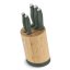 Sada nožů se stojanem BAMBOO 6 ks Matte Green Collection