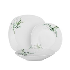 Jedálenská sada tanierov porcelánová 18 ks