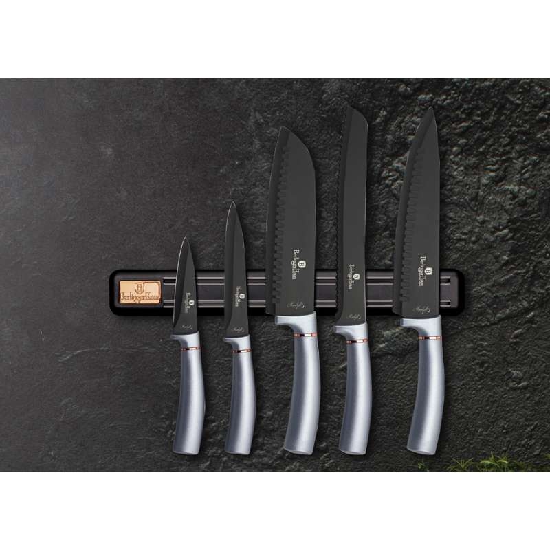 Sada nožů s magnetickým držákem 6 ks Moonlight Edition