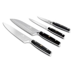 Set de cuțite din oțel inoxidabil 4 buc Colecția Matte Black Set de cuțite din oțel inoxidabil 4 buc Colecția Matte Black