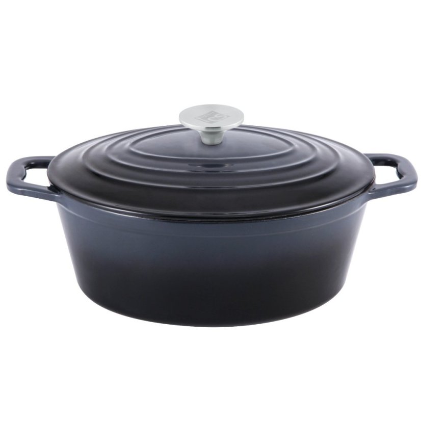 Pekáč s poklicí litinový Xanten 36 x 28 cm černý