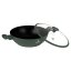 Pánev wok s poklicí a titanovým povrchem 30 cm Matte Green Collection