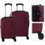 Súprava cestovných kufrov 2 ks červená