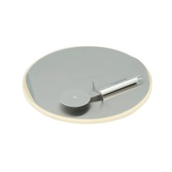 Grilovací keramický kámen s nerezovým plátem CULINARY MODULAR PIZZA STONE