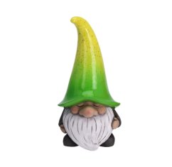 Záhradný trpaslík dekorácia 32,5 cm zelená