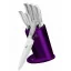 Juego de cuchillos en peana 6 piezas Royal Purple Metallic Line Colección Kikoza