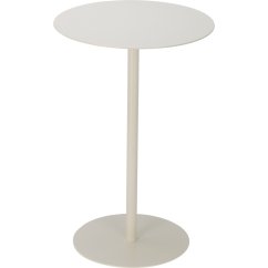 Masuta laterala rotunda 35 x 53 cm alba