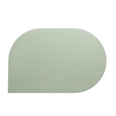 Covoraș EDEL piele PU verde fum, 45,0x30,0x0,17cm