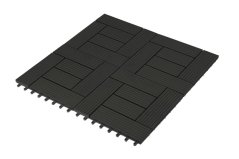 WPC dlaždice G21 Palmyra, ebenová 2,3 x 30 x 30 cm