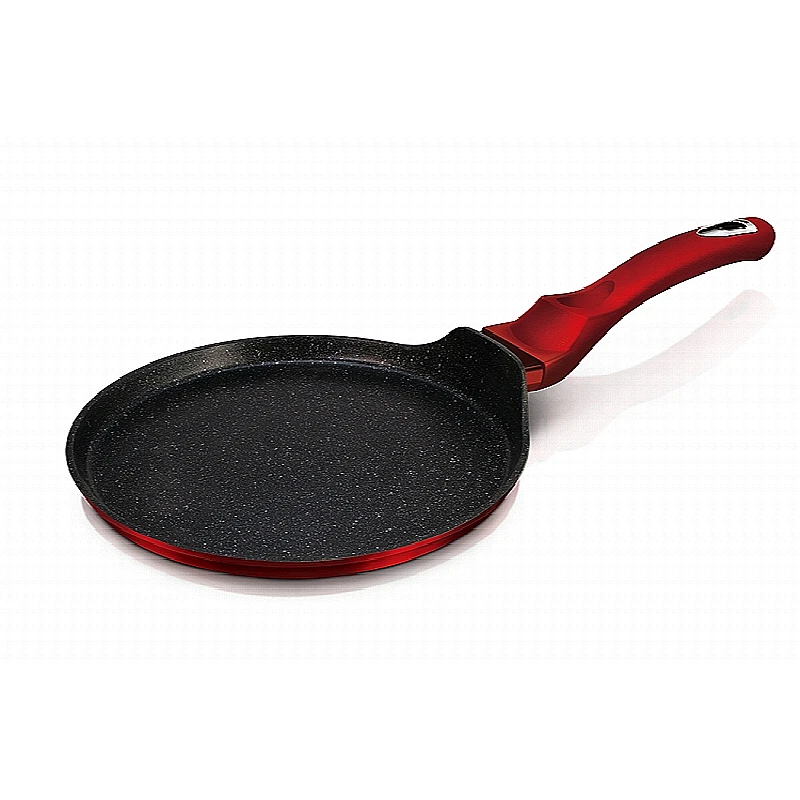 Pánev na palačinky s mramorovým povrchem 25 cm Burgundy Metallic Line