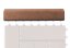 Bandă de tranziție G21 Cherry pentru plăci WPC, 30 x 7,5 cm drepte