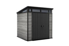 Casă de grădină Keter PENT Signature 7x7 Storm Grey, cu podea