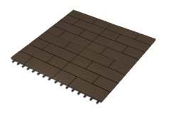 WPC dlaždice G21 Samoa Indické teakové drevo 2,3 x 30 x 30 cm