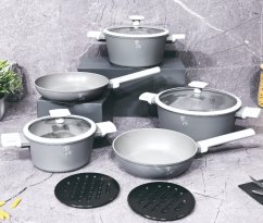 Sada nádobí s titanovým nepřilnavým povrchem 10 ks Aspen Collection