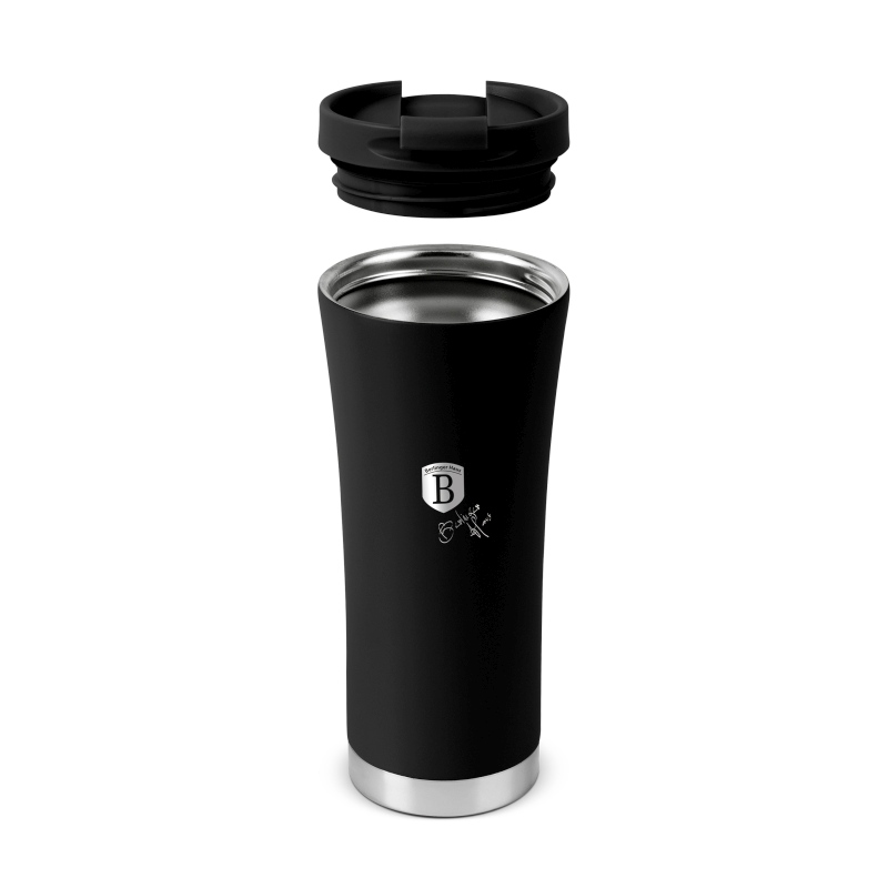 Cană termos din oțel inoxidabil cu pereți dubli 0,5 l Colecția Matte Black