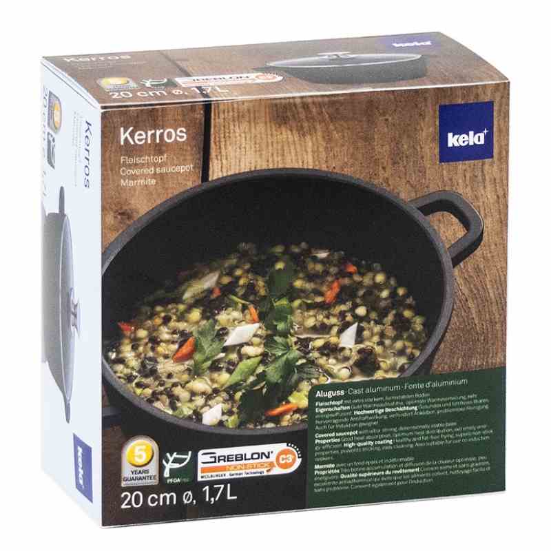 Kastrol s nepřilnavým povrchem KERROS 20 cm / 1,7 l