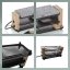 Raclette/Stone Bedretto Granite black 2 osoby 27,0x11,0x13,0cm