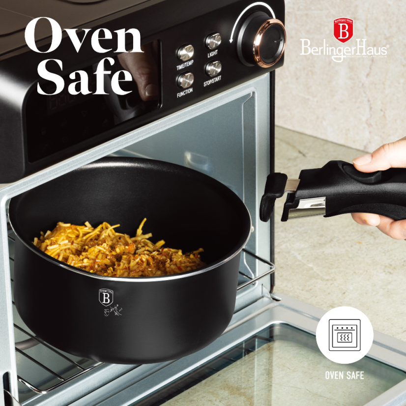 Sada nádobí s titanovým povrchem 13 ks Black Rose Collection